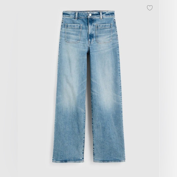 💙 NWT Madwell Curvy Emmett Wide-Leg Jean - Picture 4 of 6